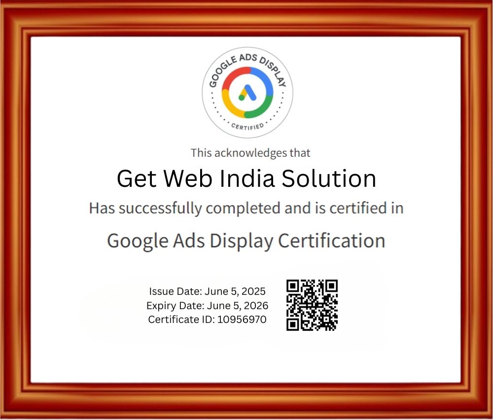 Google Ads Display Certification